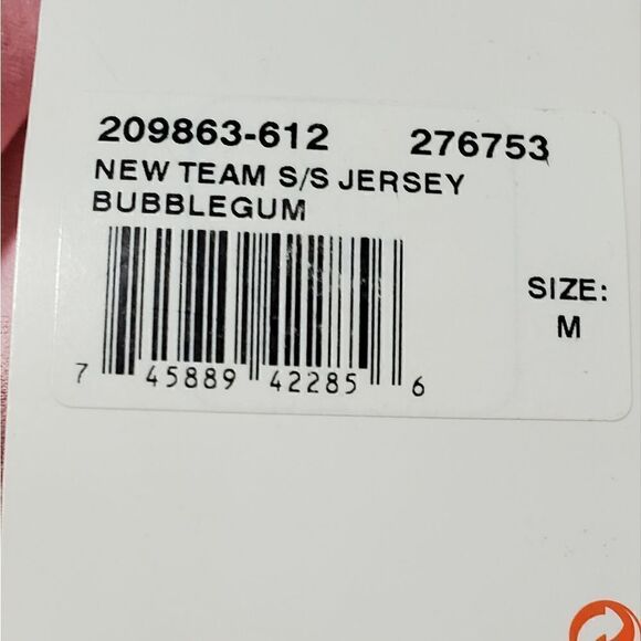 NWT Nike Bubble Gum Pink & Gray Jersey Top - Picture 4 of 7